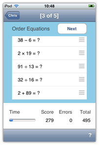 Equation Chain Exercises