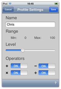 profile settings skill