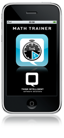 mathtrainer screen on iphone